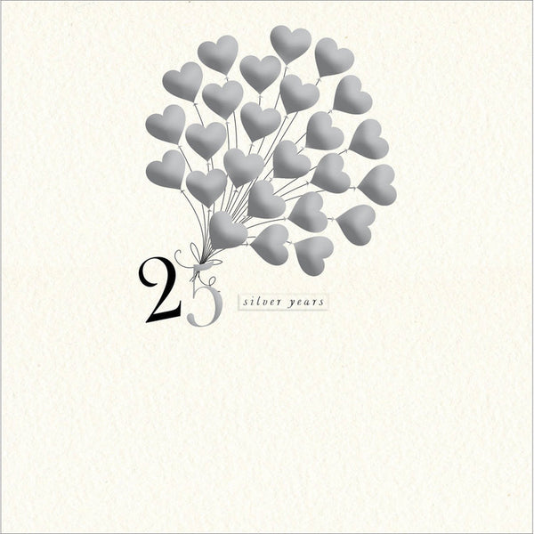 Woodmansterne - Silver Wedding Balloons