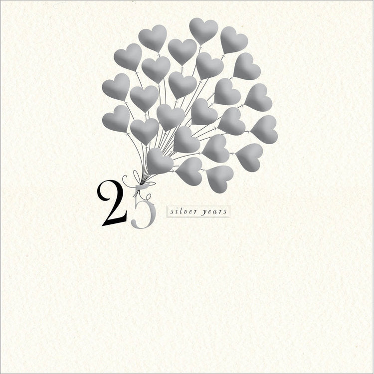 Woodmansterne - Silver Wedding Balloons