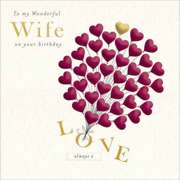 Woodmansterne - Wonderful Wife Birthday