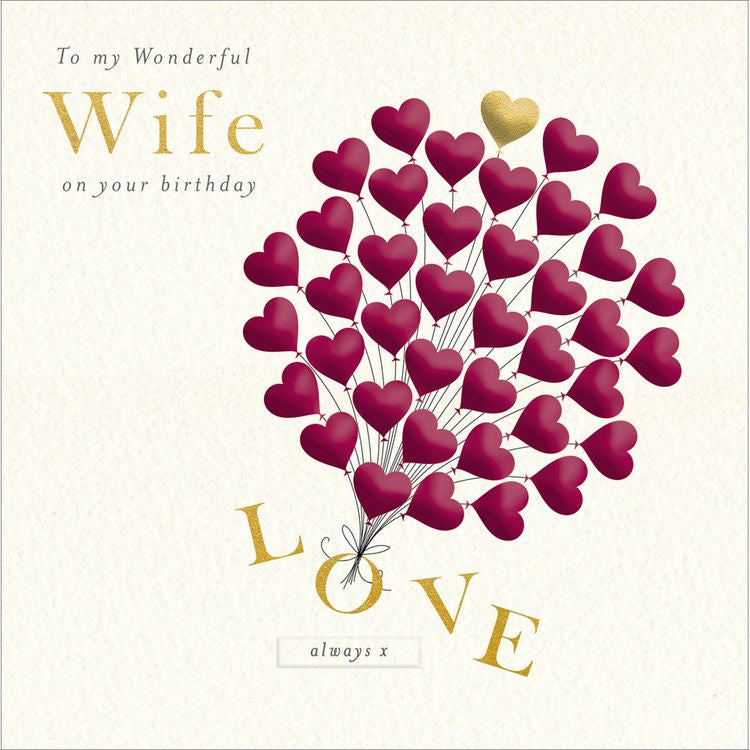 Woodmansterne - Wonderful Wife Birthday