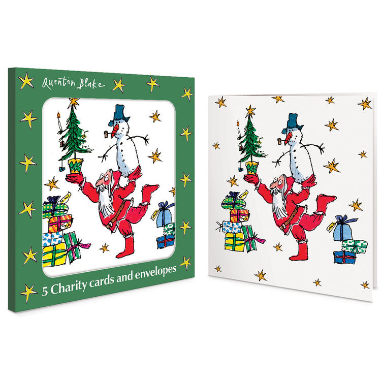Woodmansterne - Santa And Snowmen x5
