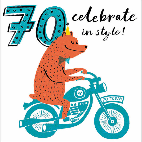 Woodmansterne - Bear On A Motorbike