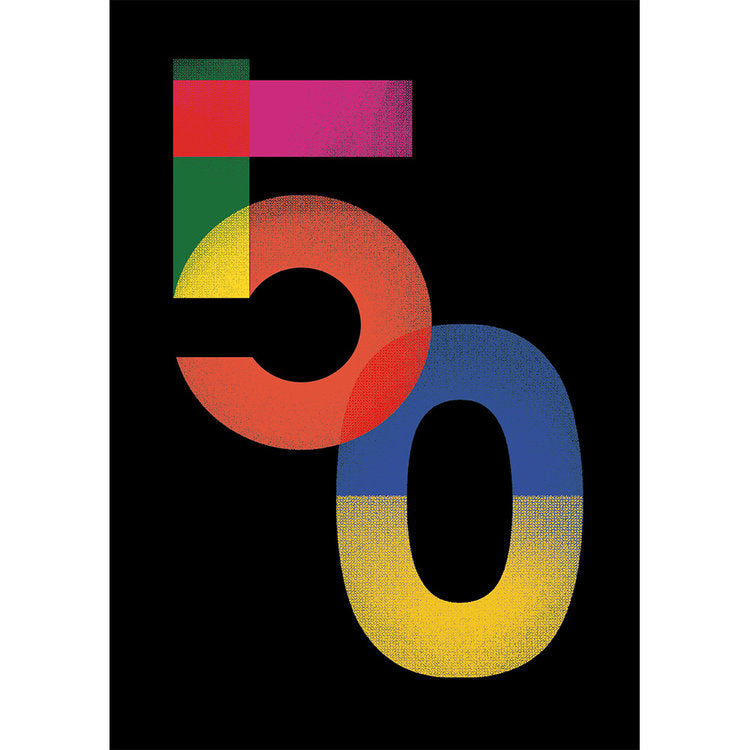 Woodmansterne - Birthday Neon 50