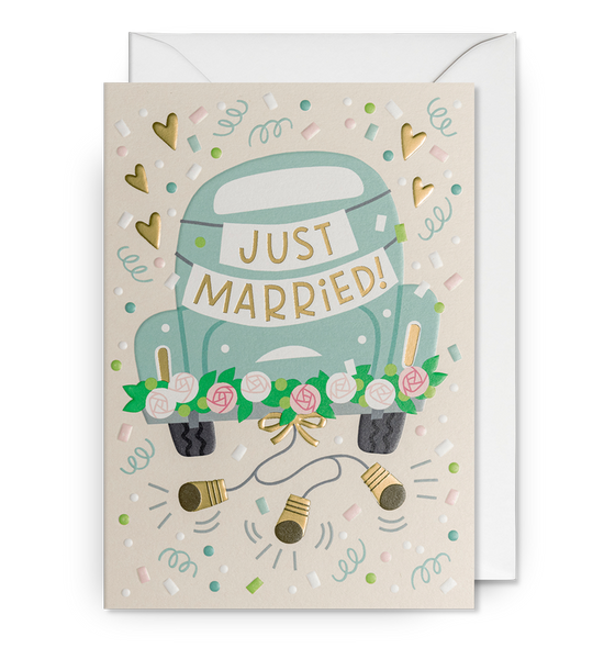 Lagom - Just Married Beatle Car