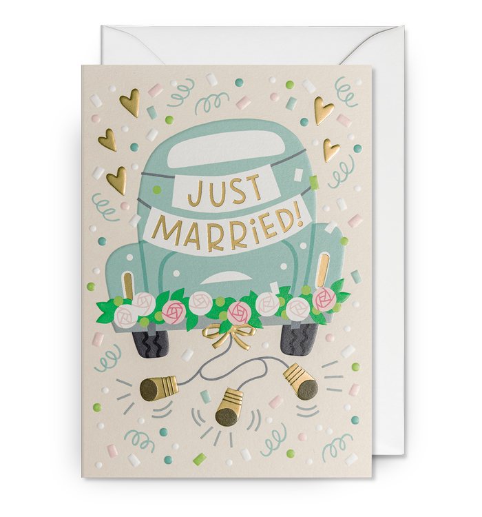 Lagom - Just Married Beatle Car