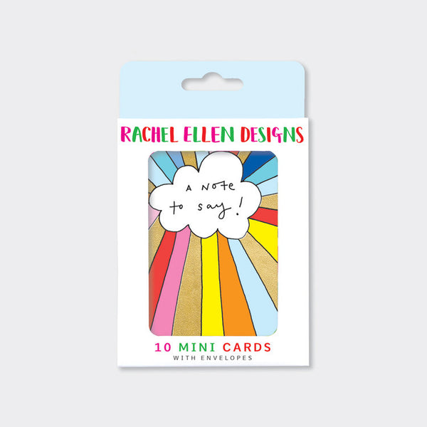 Rachel Ellen  - A Note To Say Notecards x10