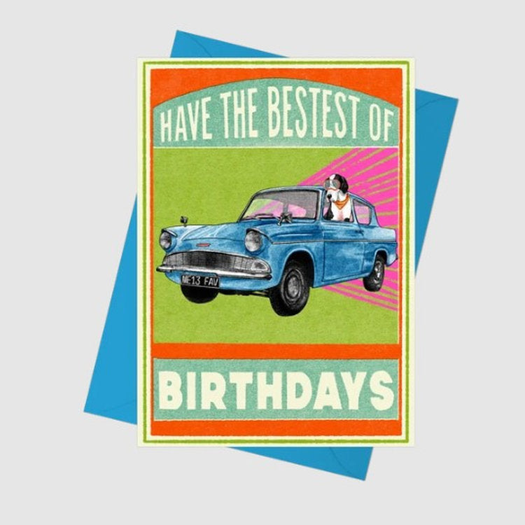 Fawn & Thistle - Birthday Car & Dog
