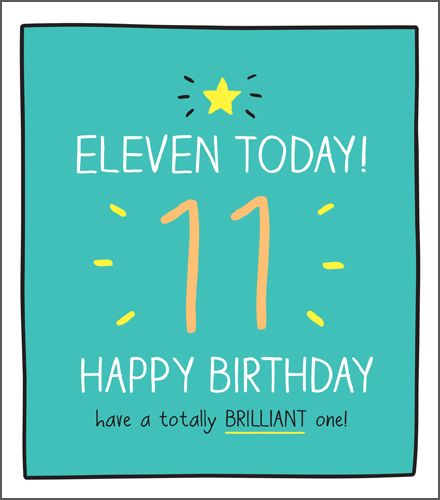 Happy Jackson - 11 Today - Brilliant One