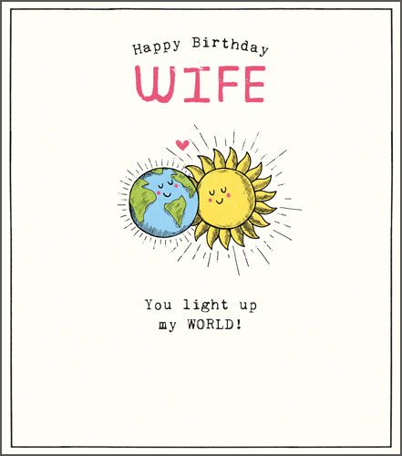 Etched - Happy Birthday Wife