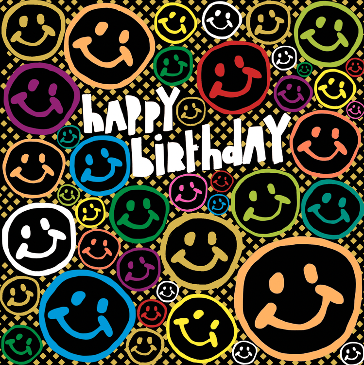 Paper Salad - Birthday Smiley Faces
