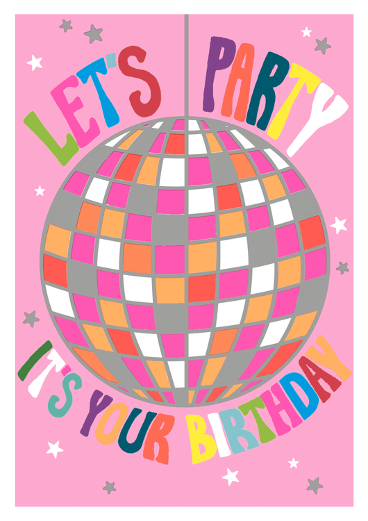 Paper Salad - Lets Party Disco Ball