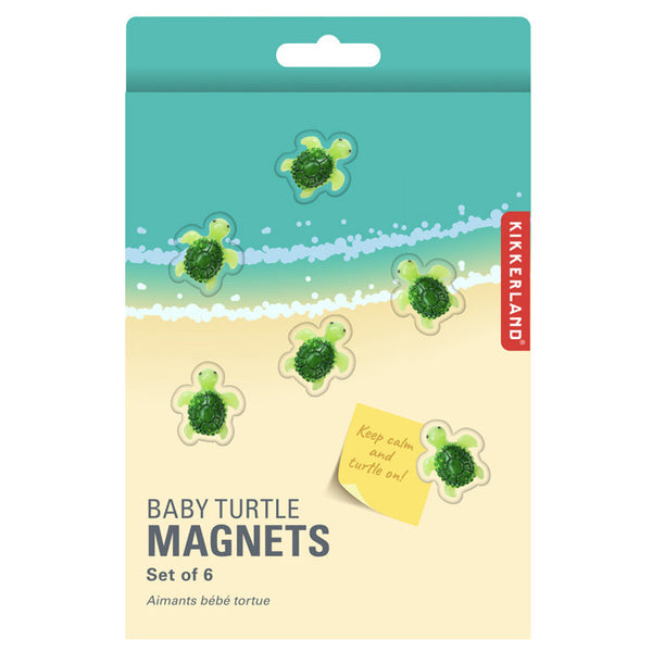 Kikkerland - Baby Turtle Magnets
