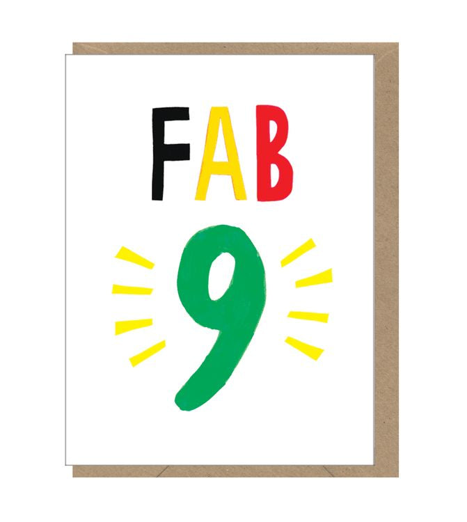 Mini Card -  Age 9