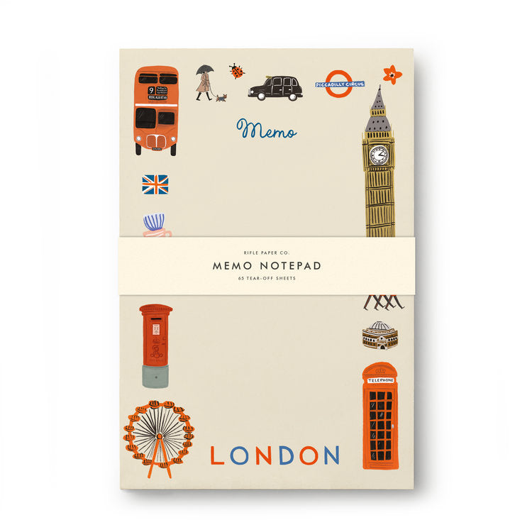 Rifle Paper - London Memo Notepad