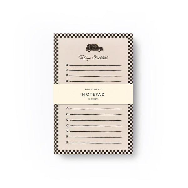 Rifle Paper - Today's Checklist Notepad