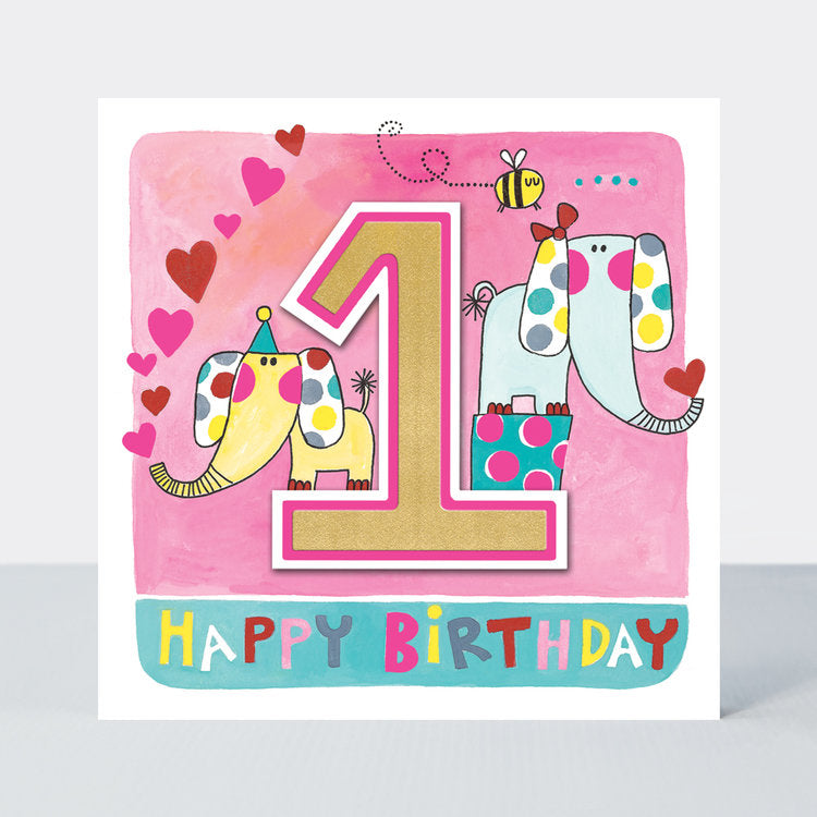 Rachel Ellen  - Birthday Elephants Age 1