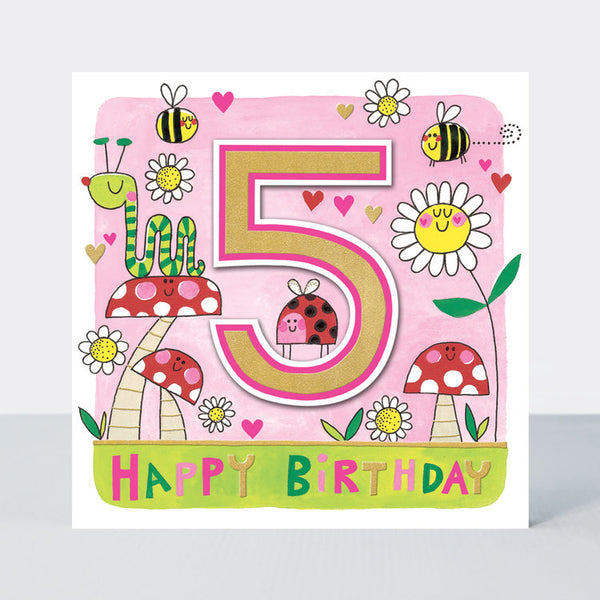 Rachel Ellen  - Birthday Toadstools Age 5 Girl