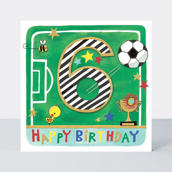 Rachel Ellen  - Age 6 Football Birthday