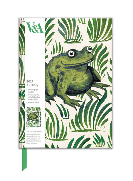 Museums And Galleries - Arts And Crafts Animals 2027 Diary