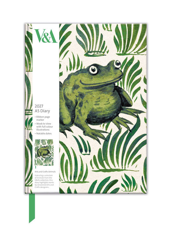 Museums And Galleries - Arts And Crafts Animals 2027 Diary