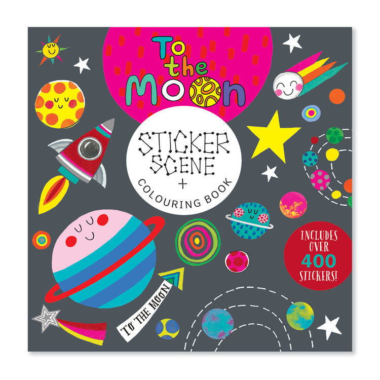 Rachel Ellen  - Sticker Scene Books - To The Moon
