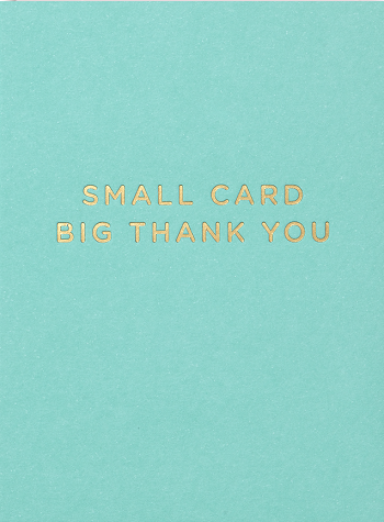 Lagom - Small Card Big Thank You