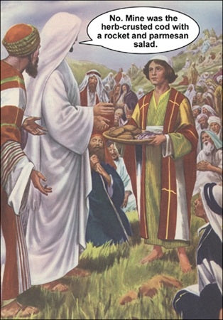 Jesus and cod